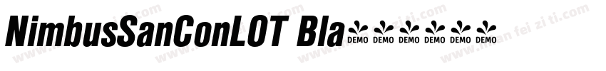 NimbusSanConLOT Bla字体转换